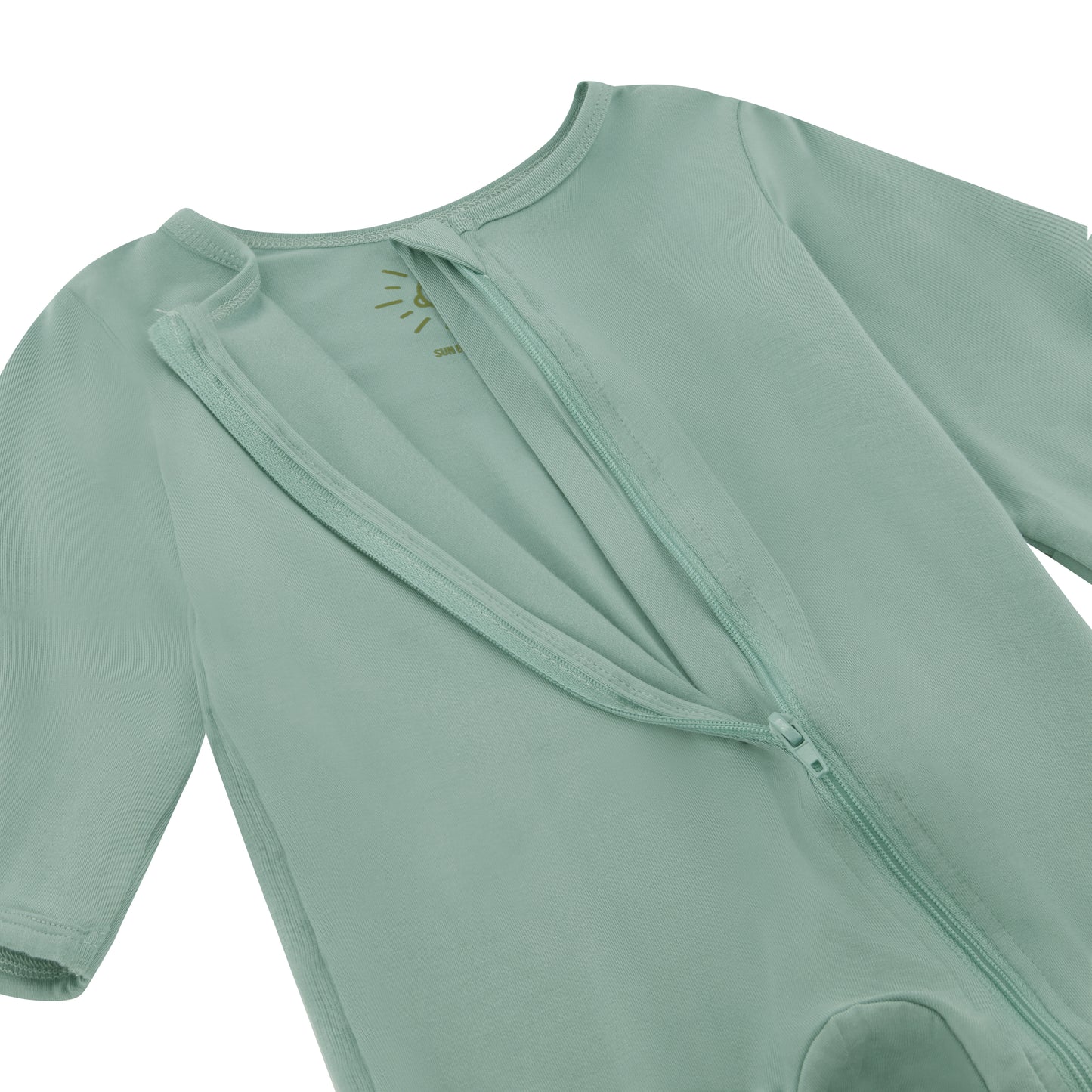 UPF 50+ Footed Romper - Sea Foam Green