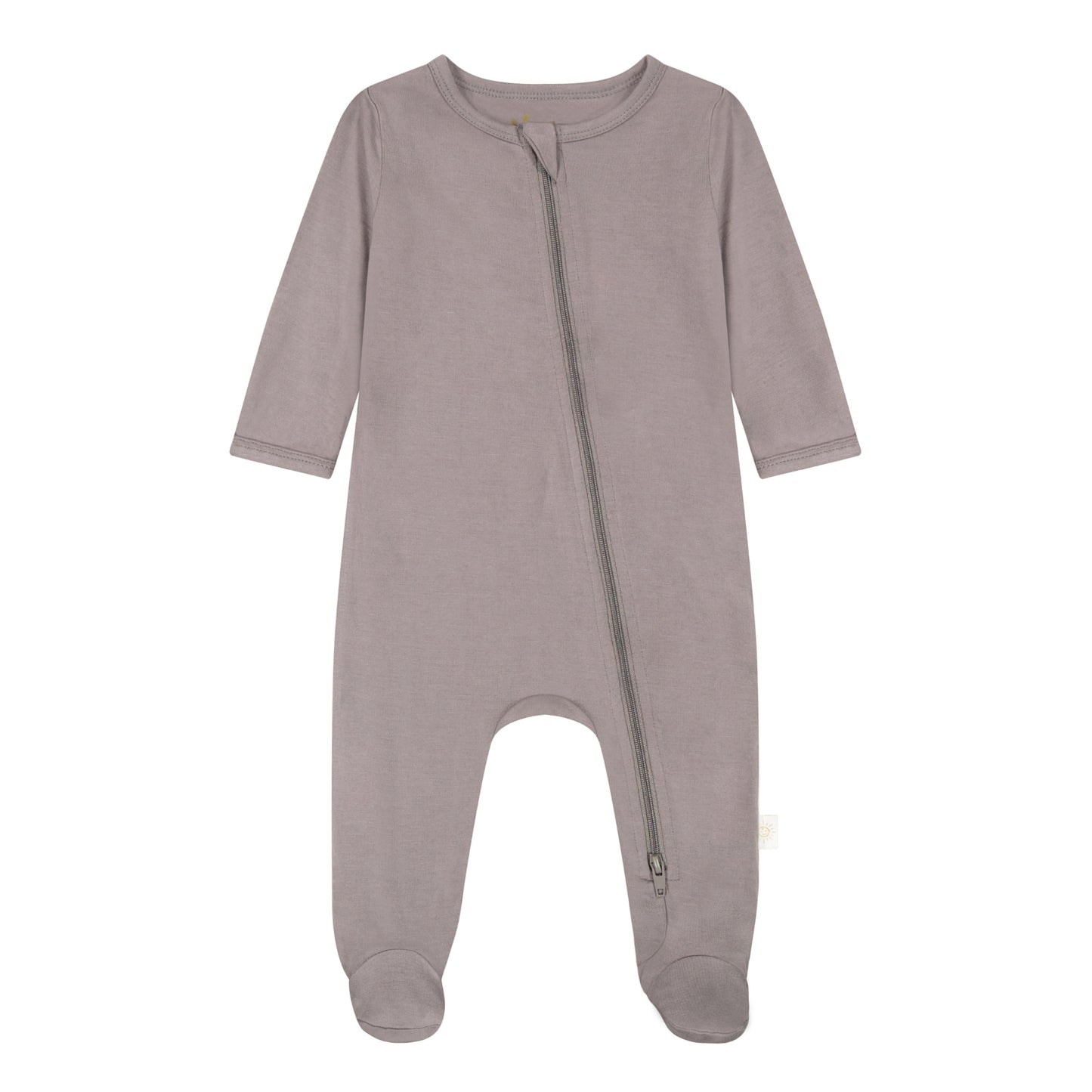 UPF 50+ Footed Romper - Moon Grey