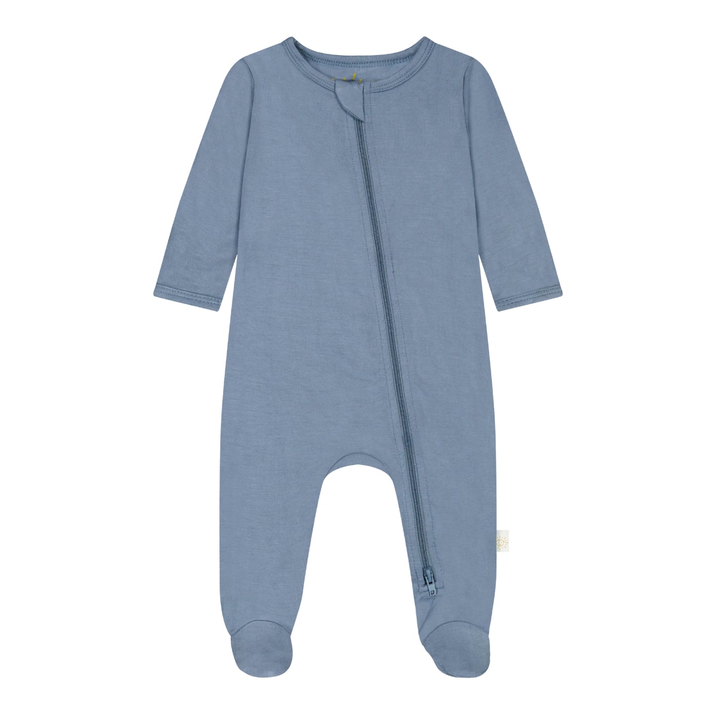 UPF 50+ Footed Romper - Stone Blue